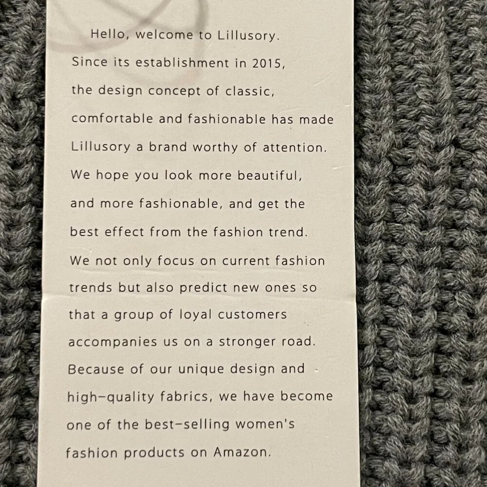 (NWT) LILLUSORY Cap Sleeveless Crop Sweater, Gray - XL - Picture 6 of 8